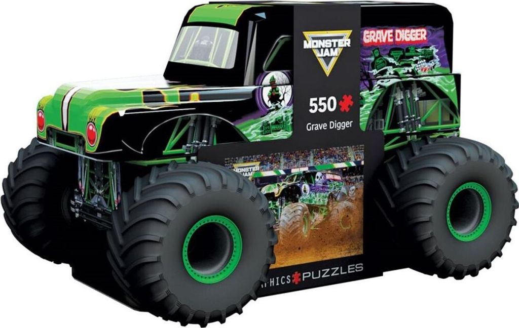 EUROGRAPHICS Puzzle in Blechdose Monster Jam Grave Dogger 550 dlks