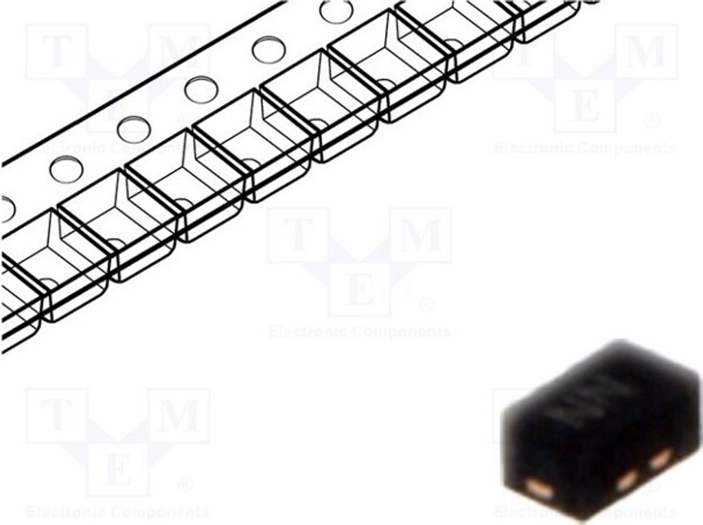 3x Diode: TVS 6V 16A Unidirektional 200mW SLP1006P2 UCL0501P.TCT Tran unidirektio