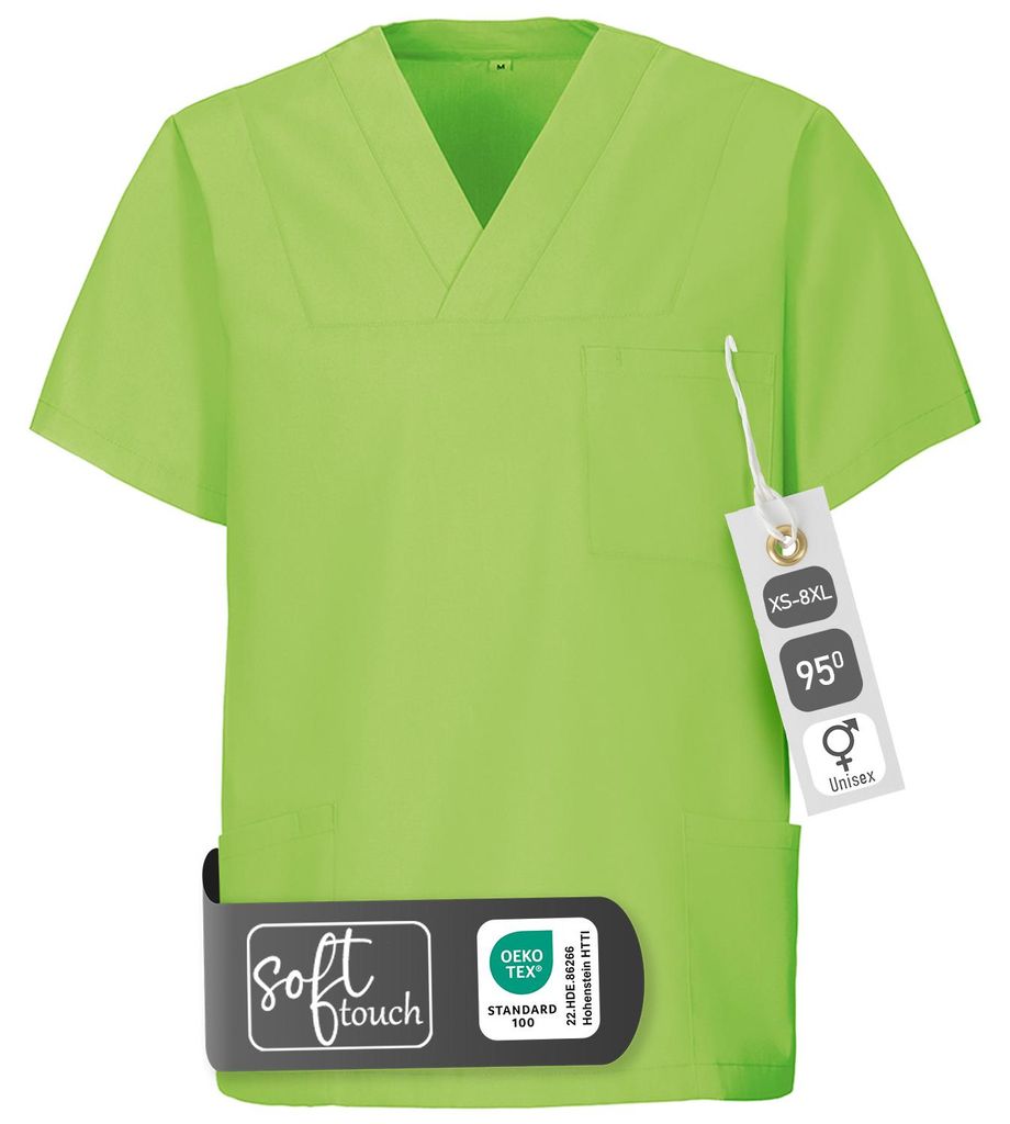 Schlupfkasack, uni, lemongreen, L : L : lemon green : 50% Produktbild 
