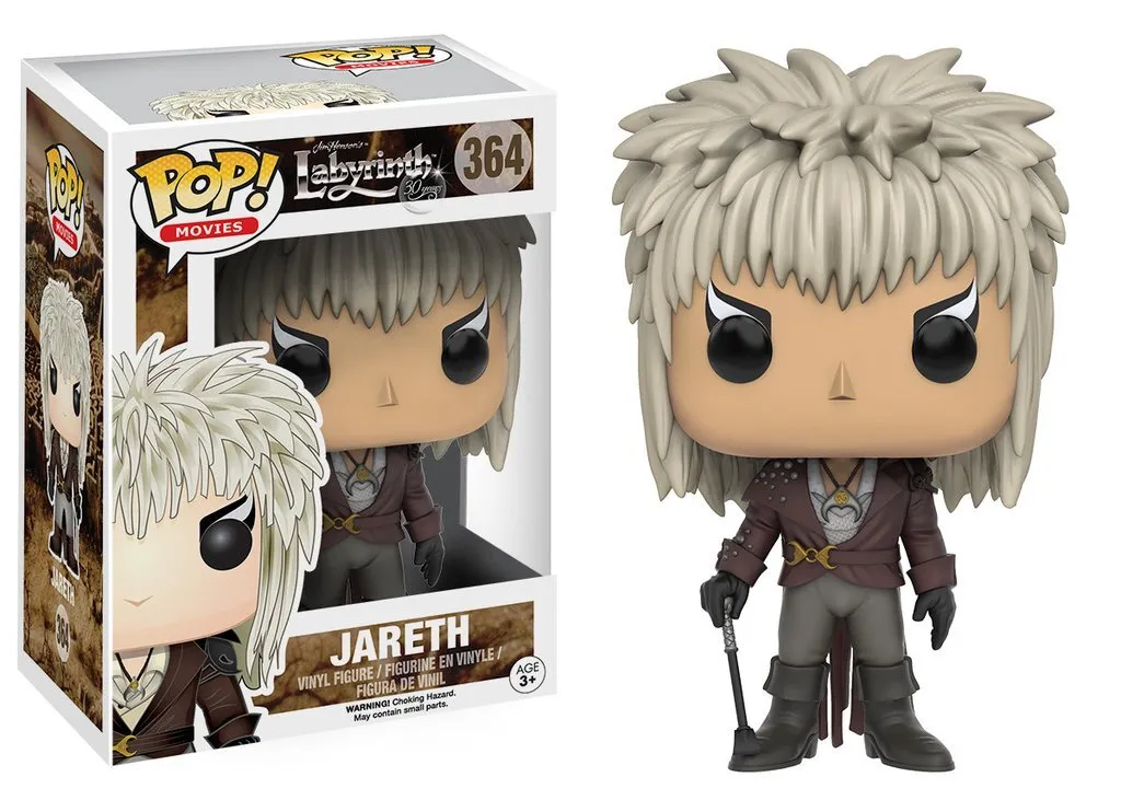 Cadeau Labyrinthe Jareth Funko Pop décoration pour bureau et étagère geek