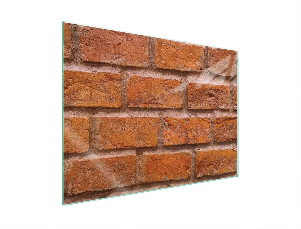 Glasschutzplatte Für Herd 70X52 Ziegel