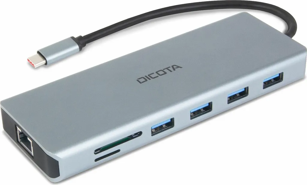 Station Multidiffusion USB-C Dicota pour Bureau Pro et Télétravail 4K
