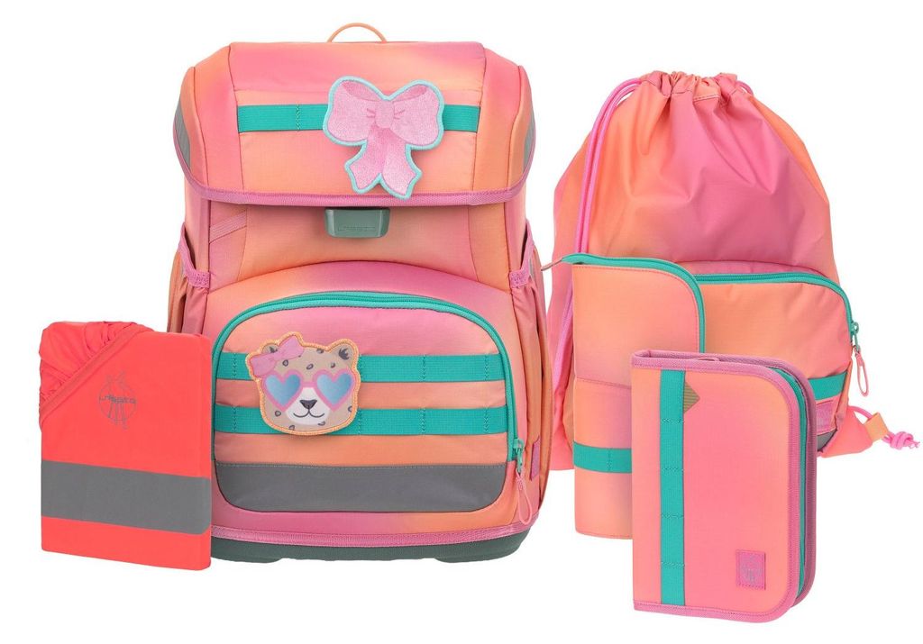 Lässig Schulranzen-Set Light, Unique Sunset pink