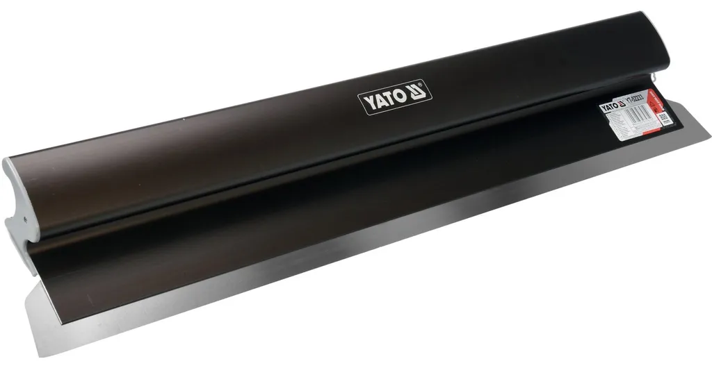 Spatule de finition 800 mm en acier flexible pour lissage d'enduit