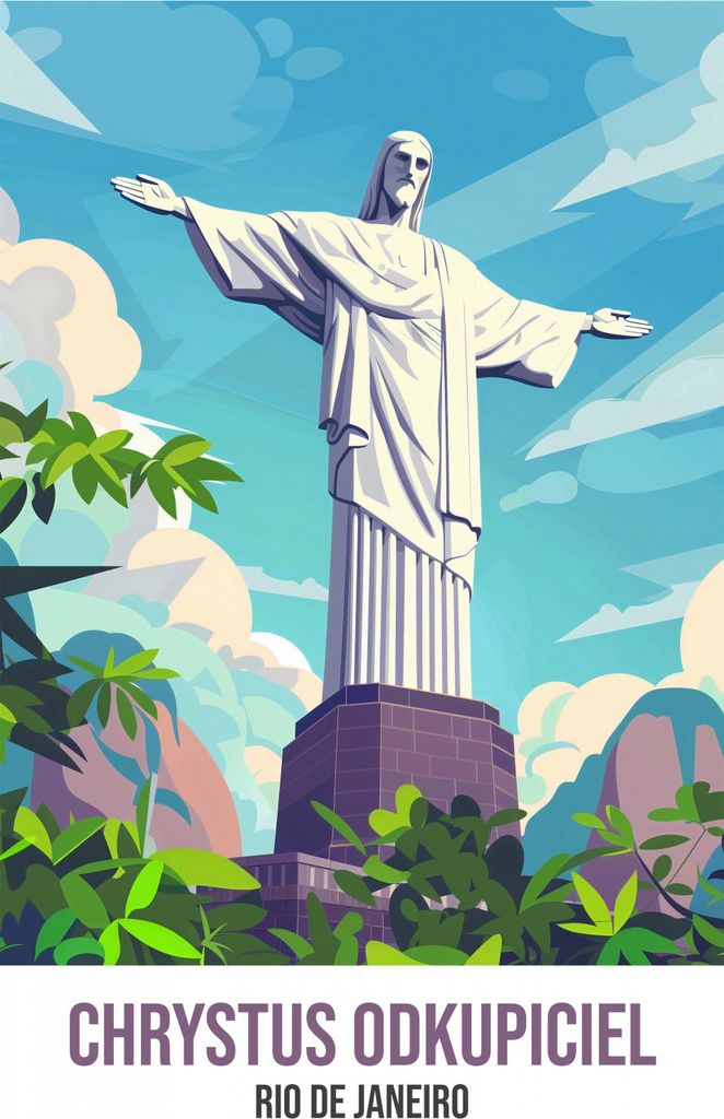Plakat 25x35cm Christus Erlöser