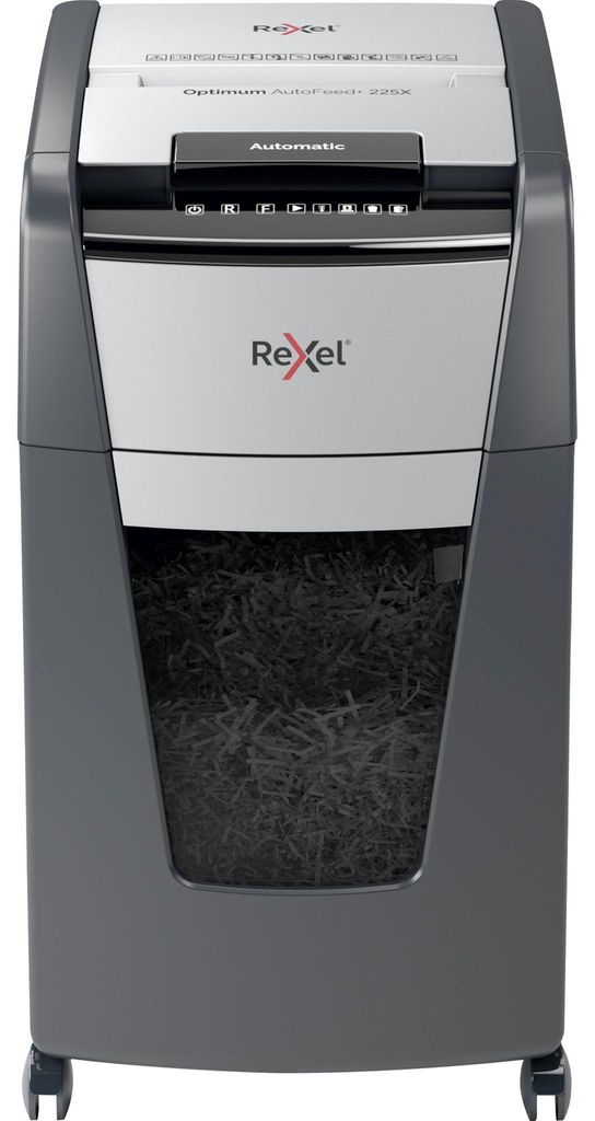 Rexel Optimum AutoFeed+ 225X Aktenvernichter mit Produktbild 