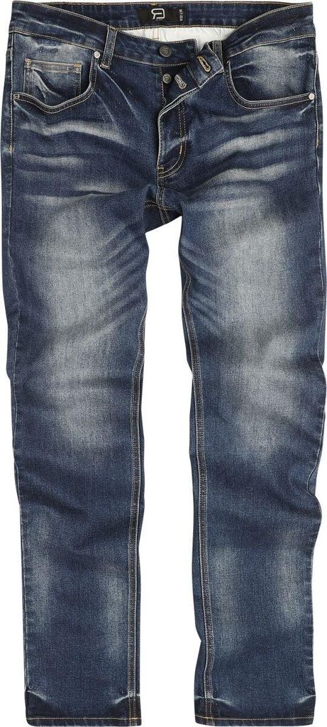 RED by EMP Herren blaue Skinny Fit Jeans W34L32