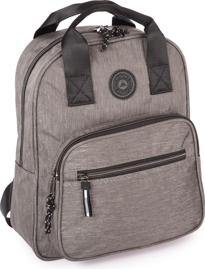 OR&MI Batoh Lehký Zips Ochrana proti krádeži 29x34 cm Šedý Obrázek produktu 