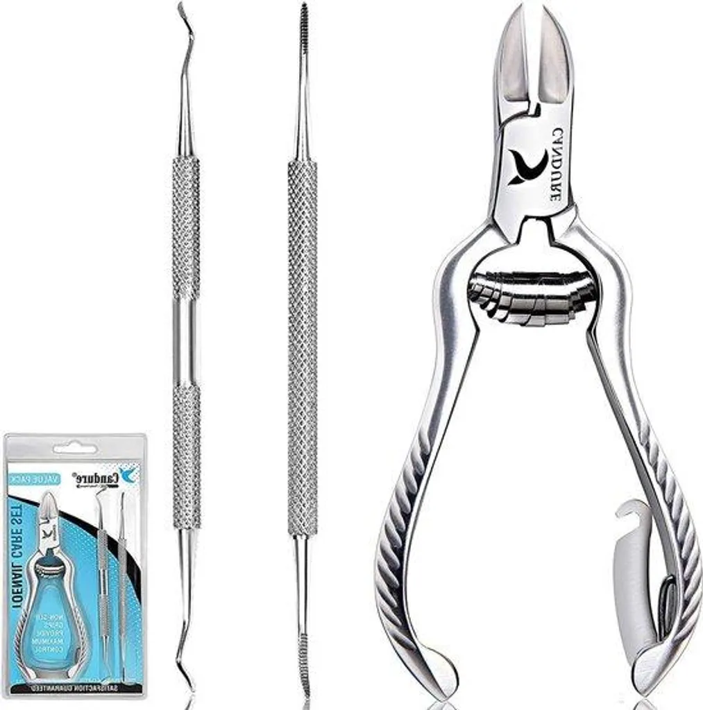 Set de manucure pour ongles difficiles et épais avec lime de finition