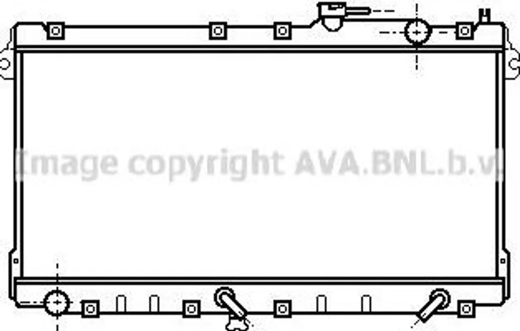 Radiateur Moteur AVA MZ2094 pour MX-5 - Remplacement OE B64J15200A