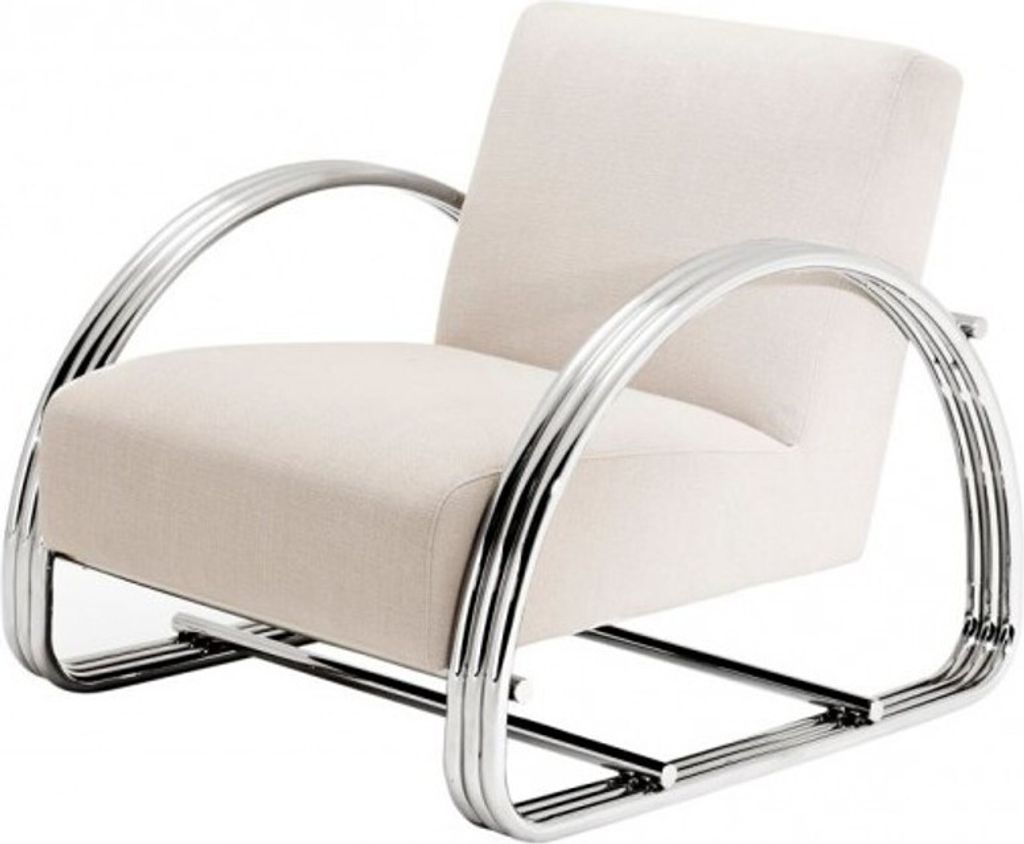Casa Padrino Art Deco Club Sessel - Lounge Sessel Möbel
