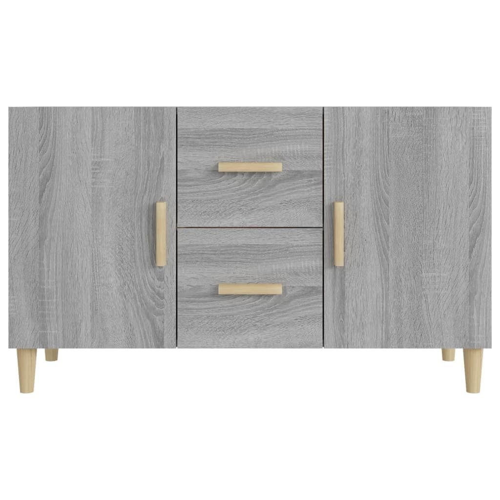 Möbel Sideboard - praktischem Design - Wohnzimmerschrank - Kommde für Flur - Grau Sonoma 100x36x60 cm Holzwerkstoff Top3522581