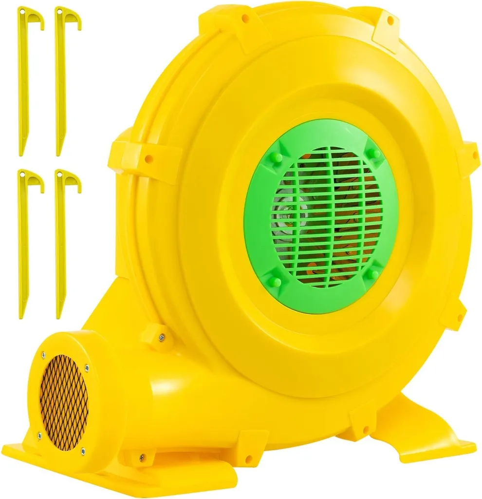 Souffleur d'air portable 850 W avec poignée ergonomique et ancrages
