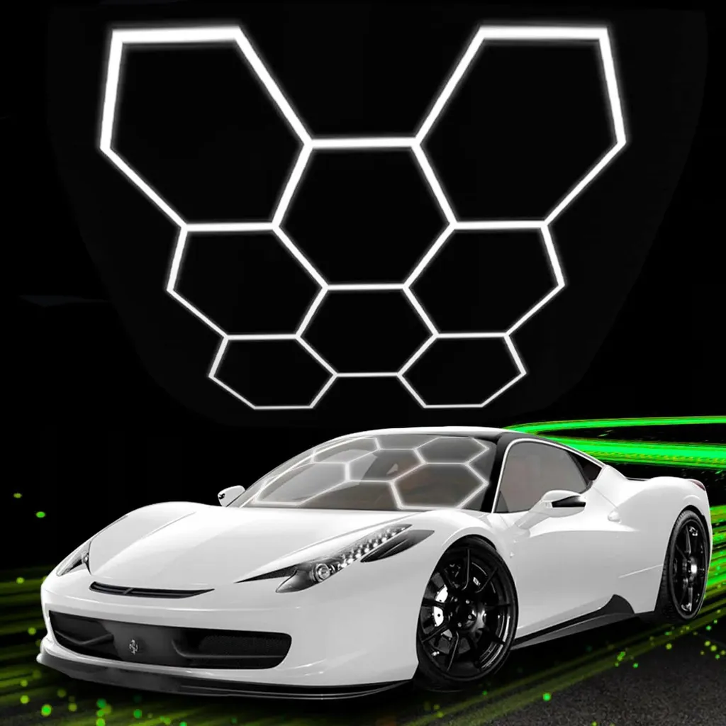 Système de luminaire LED modulaire hexagonal blanc 220V pour studio