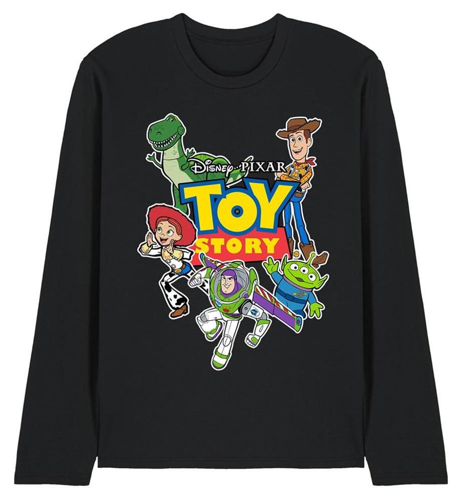 Toy Story - T-Shirt für Herren/Damen Uni TV33293 (XXL) (Schwarz)