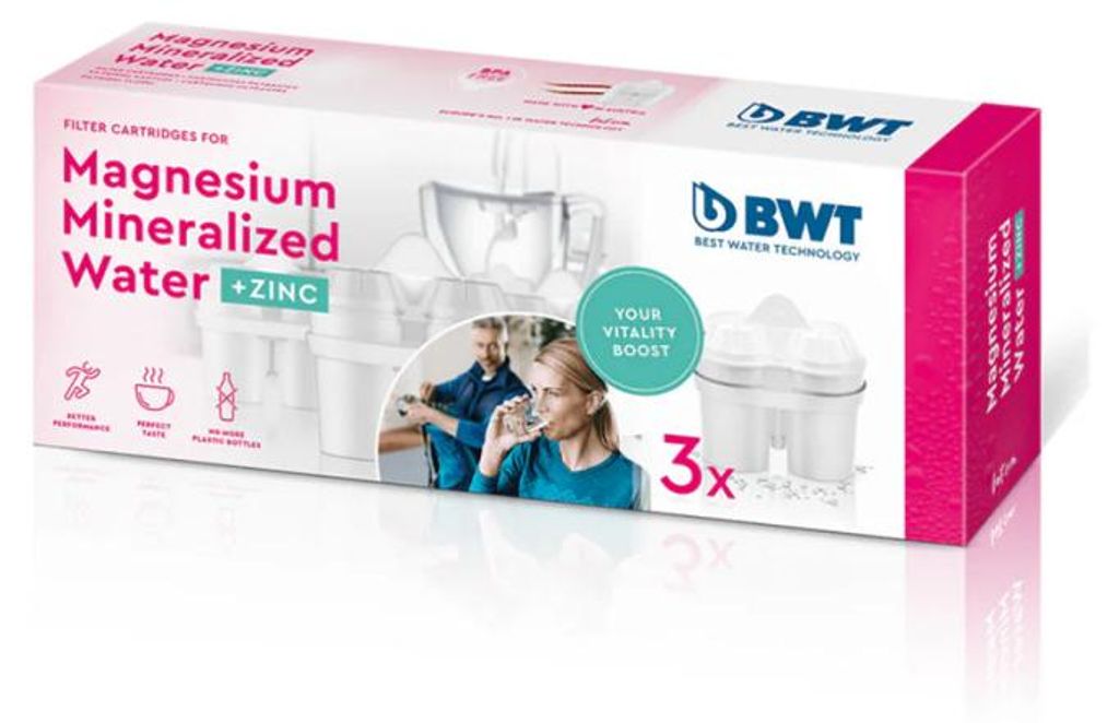 BWT 814453, paquete de 3 unidades, agua mineralizada con Imagen del producto 