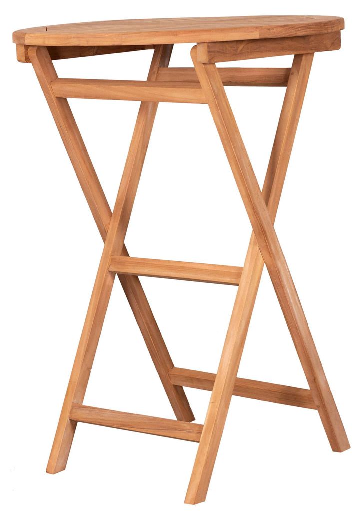 deVries Teakholz Stehtisch Woodie Ø 80 cm - rund Produktbild 