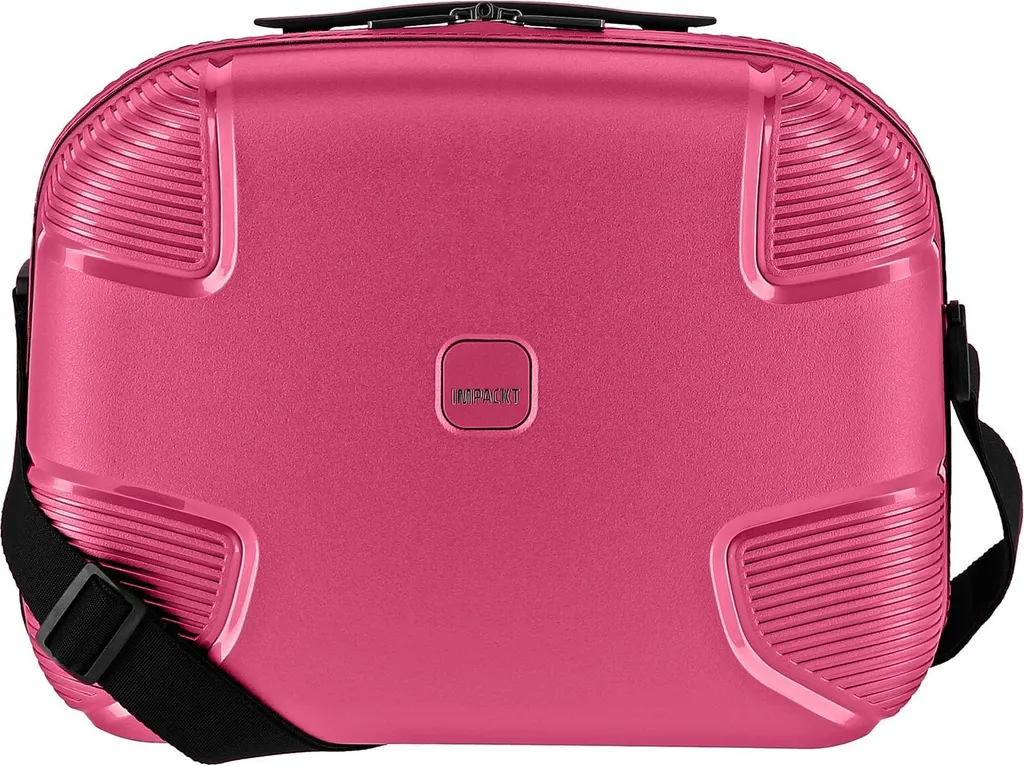 IMPACKT IP1 Beauty Case Rigido Rosa Flora | Qualità Garantita 6 Anni