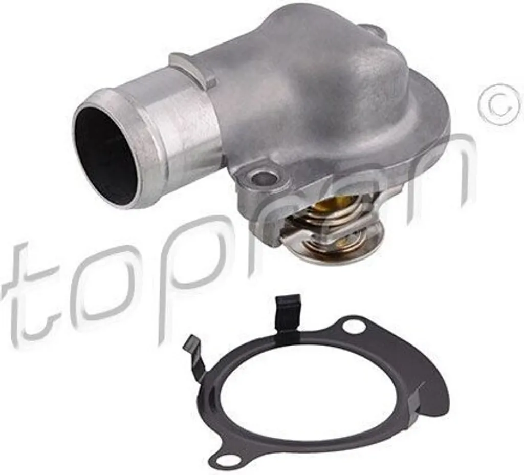 Thermostat d'eau TOPRAN 112 244 pour VW T5 et Touareg 7L - OE 070 121 114