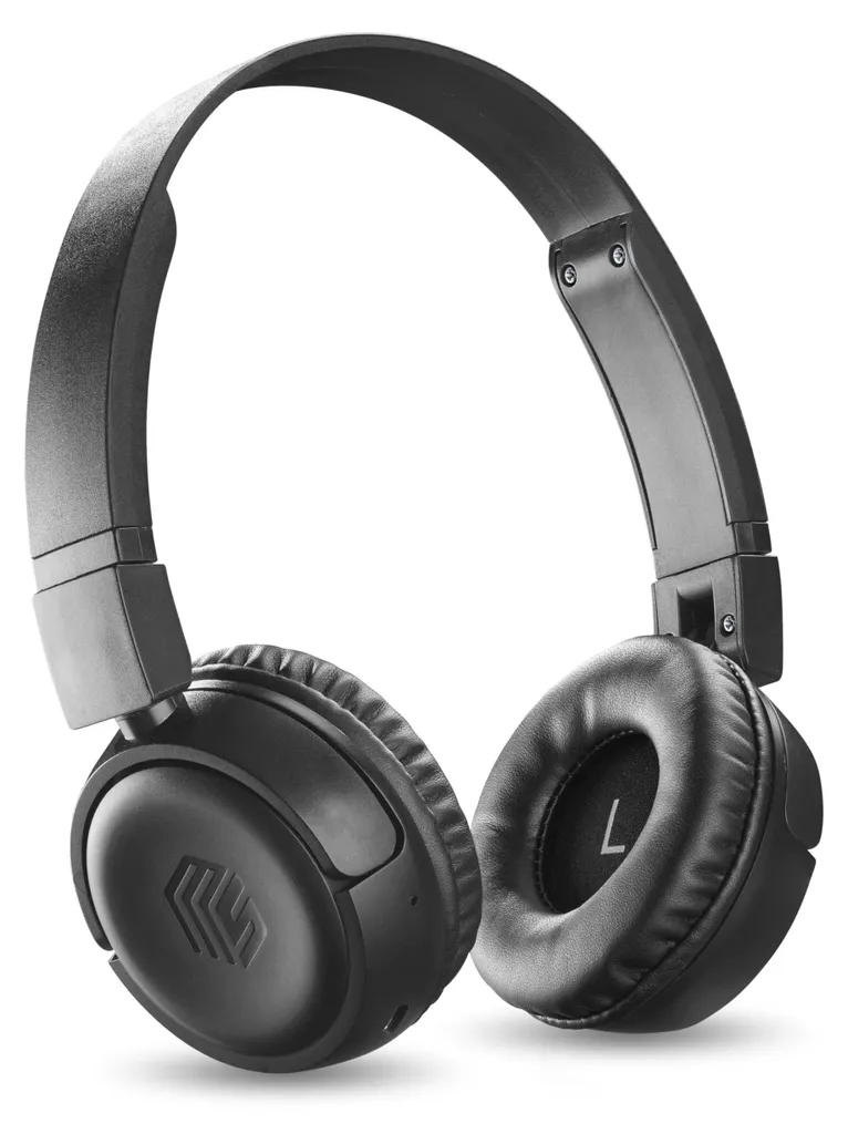 Casque sans fil Bluetooth avec micro intégré Music Sound Vibed Noir mat