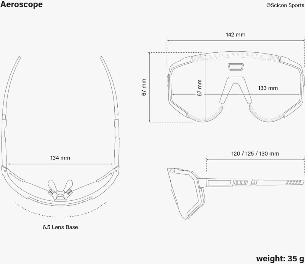 Lunettes de soleil Scicon Aeroscope Rose Blue Mirror CAT3 Performance - 5