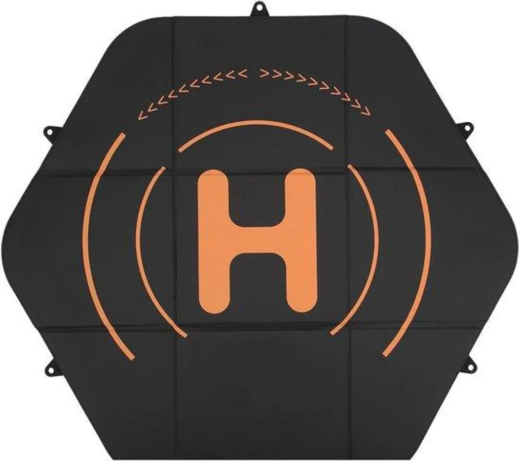 Tapis d'atterrissage pour drone 80 cm en cuir noir pour DJI Mini 3 Pro