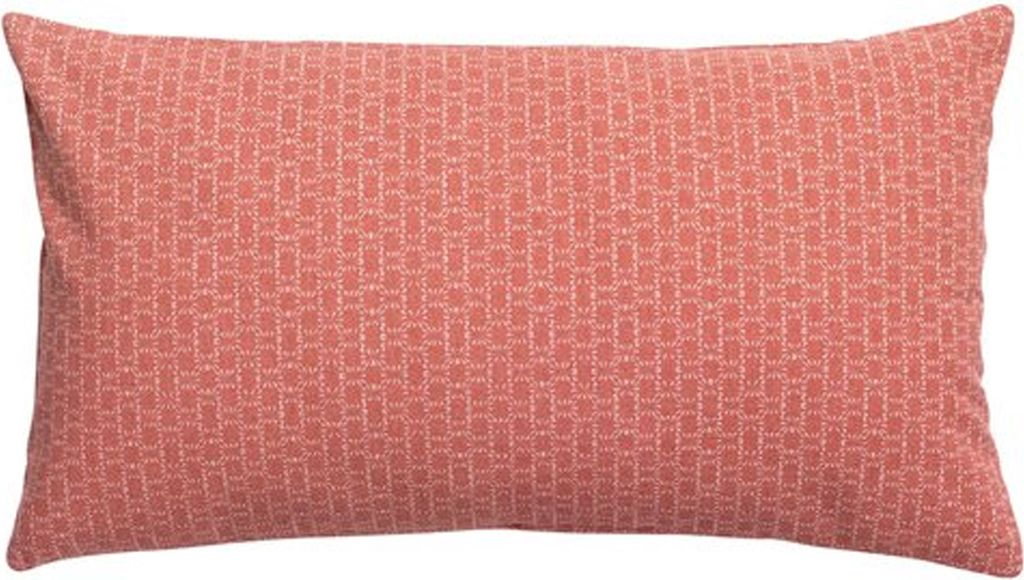 Winkler Kissenhülle ZARO 30 x 50 cm stonewashed rechteckig 100% Baumwolle , Farbauswahl::papaya