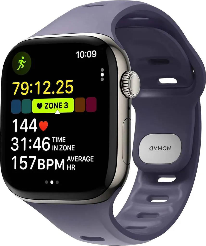 Nomad Tempo Band Viola: Cinturino Impermeabile Apple Watch 41mm/42mm