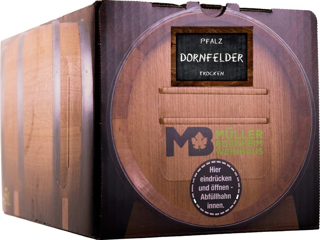 Bag in Box Wein Dornfelder Rotwein trocken 5 L Weinhaus Produktbild 