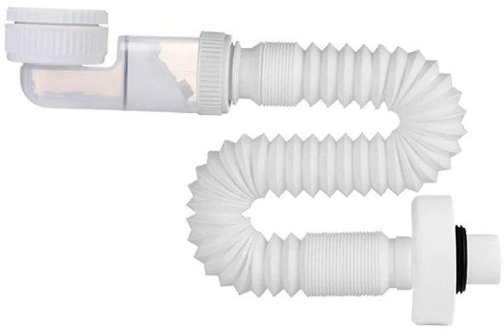 Robinet compact 1 1/4 pouce anti-éclaboussures avec écoulement flexible