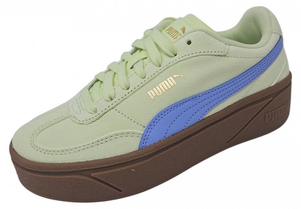 Puma Club II Era Plattform Sneaker Grün in Gr. 40