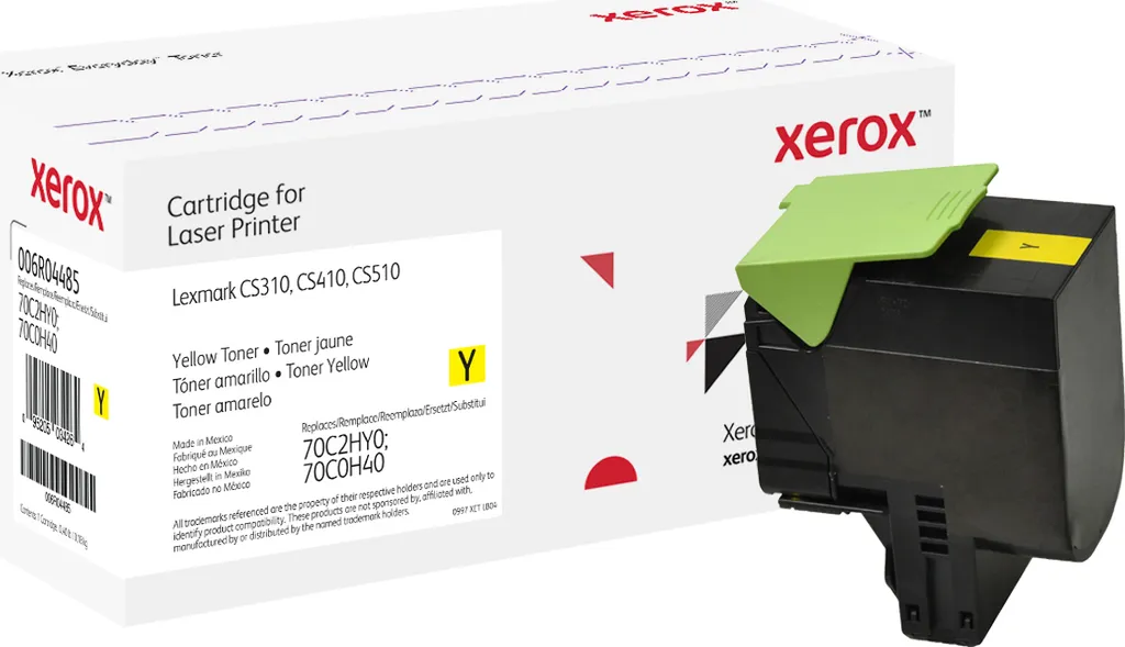 Toner Xerox Everyday pour Lexmark CS410 CS510 - Remplace 70C2HY0 Jaune