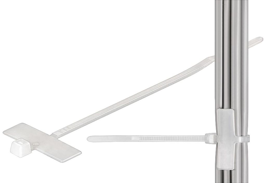Goobay Kabelbinder mit Beschriftungsfeld, Feldgröße 25 x 8 Produktbild 