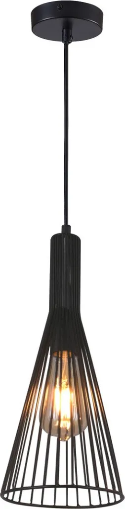 Luminaire de plafond style loft noir TIANA E27 pour cuisine et salon