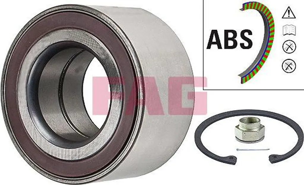 Supprimer le bruit de roue avec le kit roulement FAG 713 6449 70