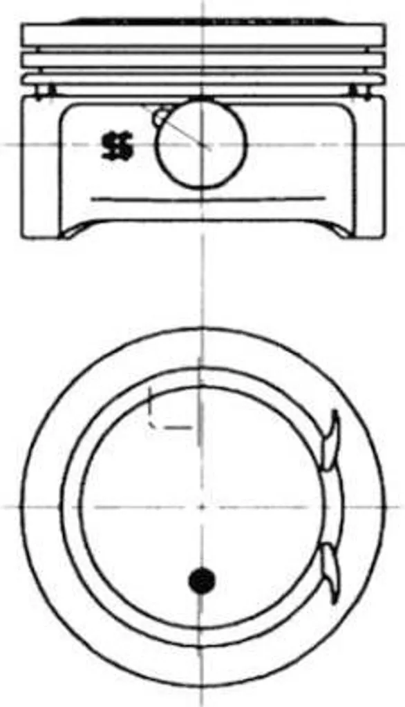 Piston haute résistance 94798600 Kolbenschmidt pour Astra et Tigra