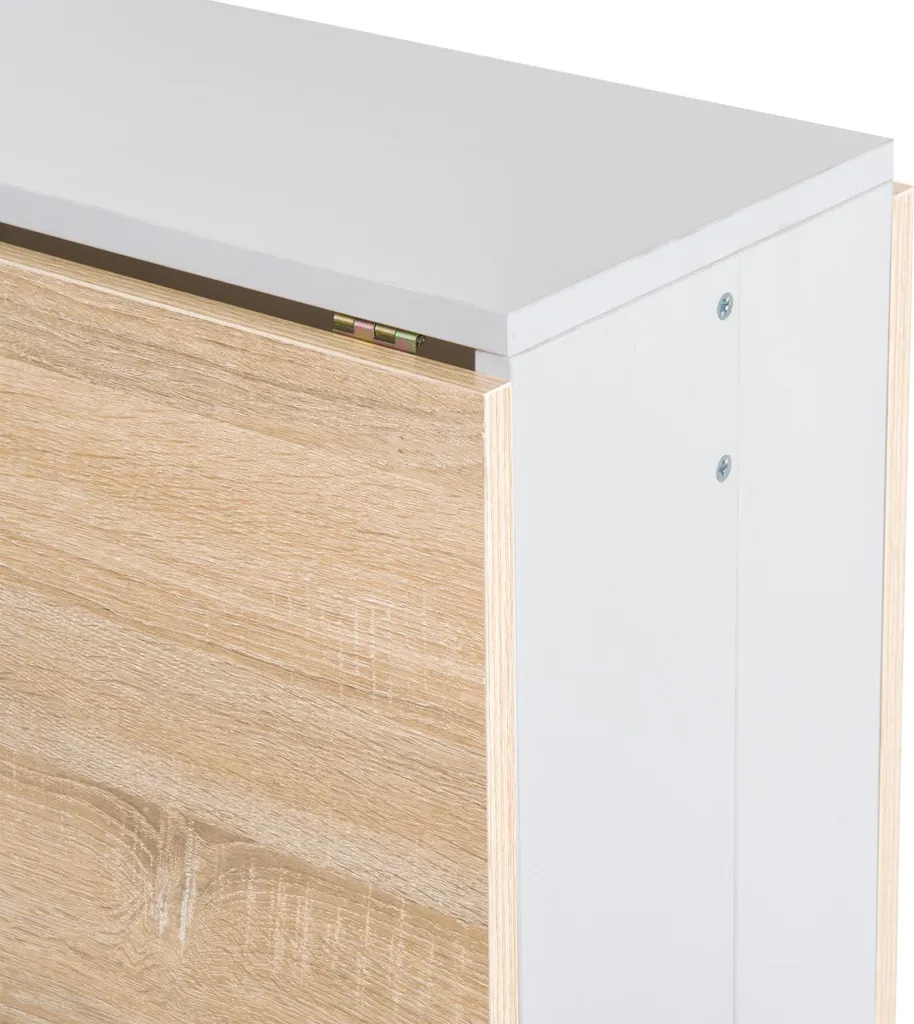 Table à Manger Pliante Gain de Place 103 cm Design Scandinave Bois - 9