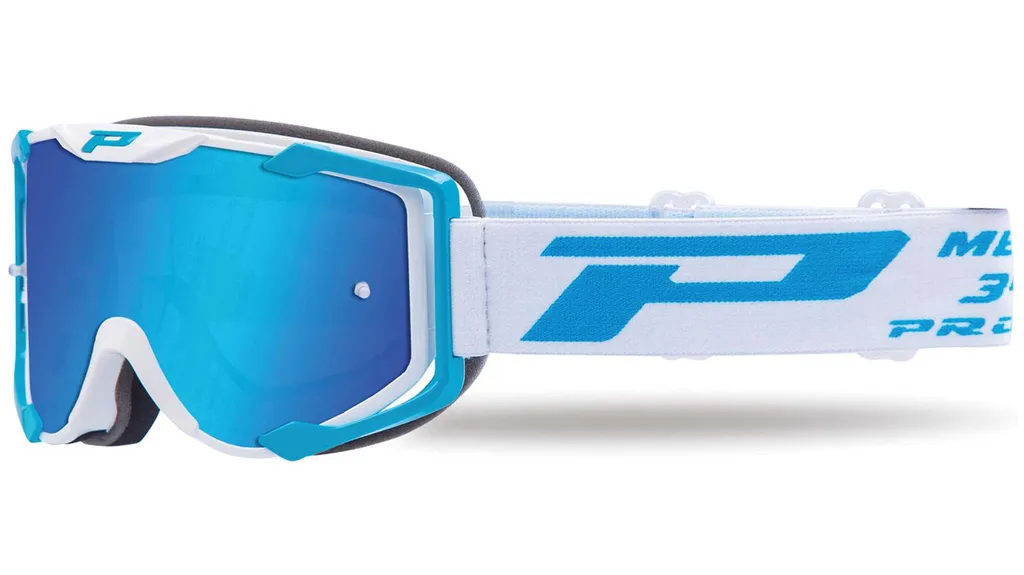 Masque de moto cross PROGRIP 3404 FL écran teinté et résistant noir