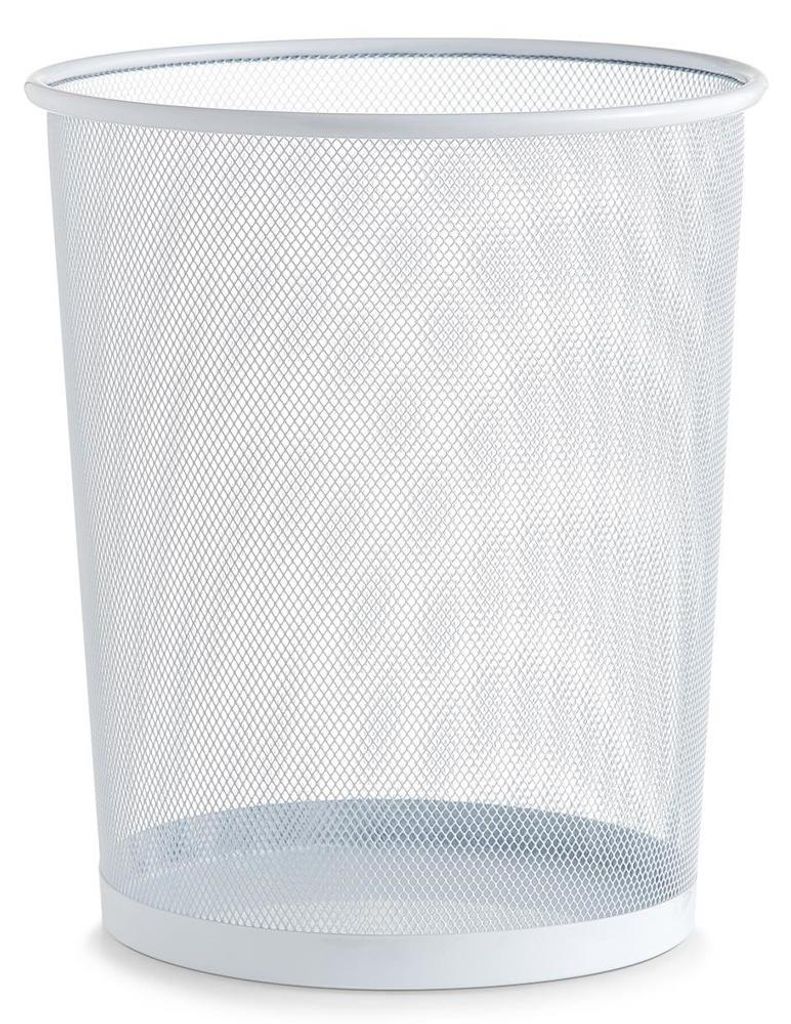 Zeller Papierkorb, Mesh, weiß - Ø29,5x35; 17724 Produktbild 