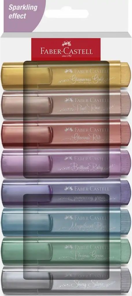 Faber-Castell Textliner 46 Metallic evidenziatore 8 pz Immagine del prodotto 