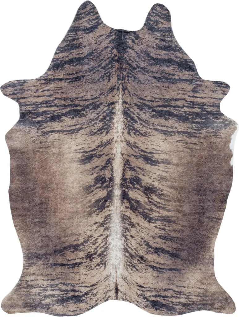 Grand tapis de salon effet fausse fourrure 150x200 cm Teppium bicolore