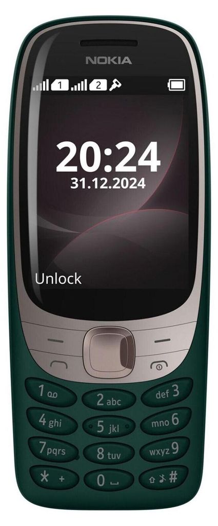 A close-up studio shot of a Nokia 6310 mobile phone.