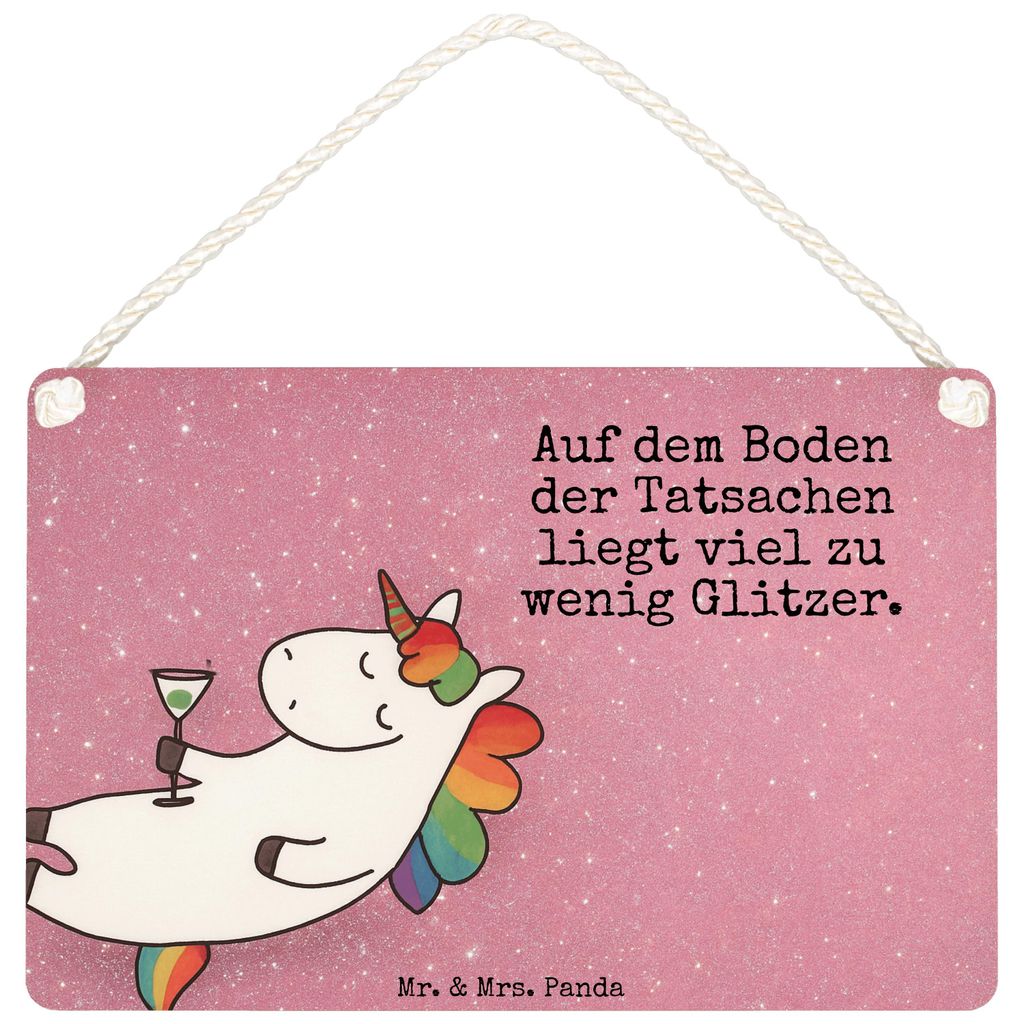 Mr. & Mrs. Panda holzbild Einhorn Cocktail Design DIN A4 - Weiß - Geschenk, Sekt, wandtafel, Geburtstag, Party, Wandbild Holz, Unicorn, Schild, h...