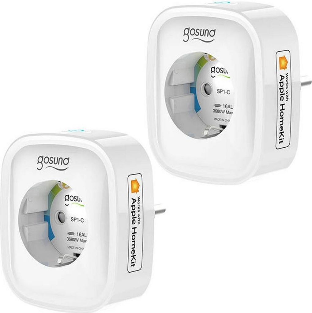 Gosund Sp1-H Smart Wifi Steckdose, 2 Stück (Homekit) Produktbild 