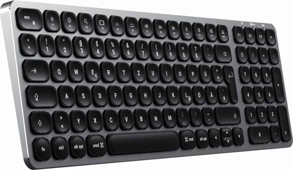 Satechi Clavier Alu Bluetooth Rétroéclairé Argent avec Recharge USB-C