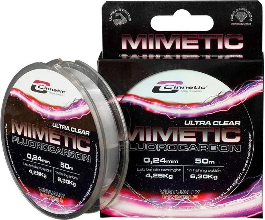Cinnetic Mimetic Flurocarbon 150 M Schwarz 0.200 mm Schwarz 0.200 mm