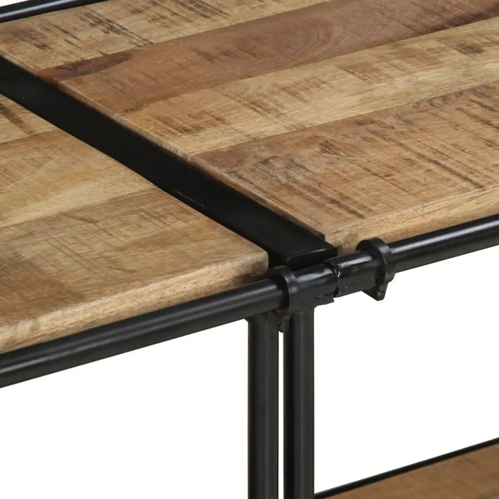 SYFAX™ Mobile Porta TV 160x42x40 cm in Massello di Mango Grezzo - 4