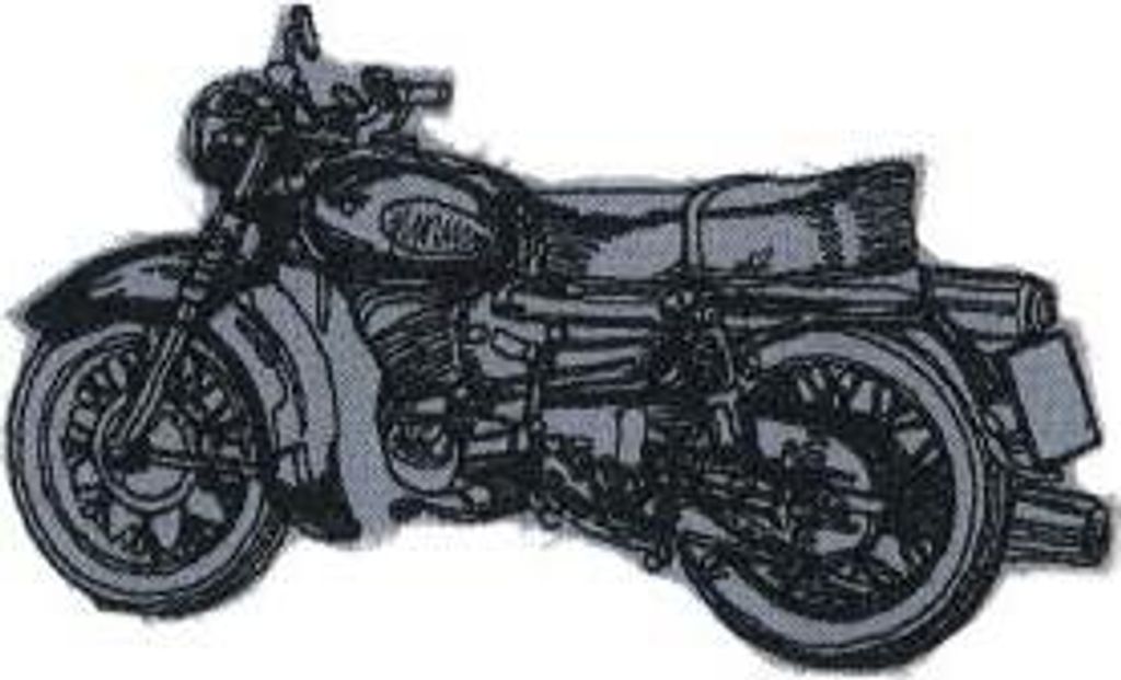 Aufnäher Patches Motorrad Gr. 10,5 x 7 cm 00311