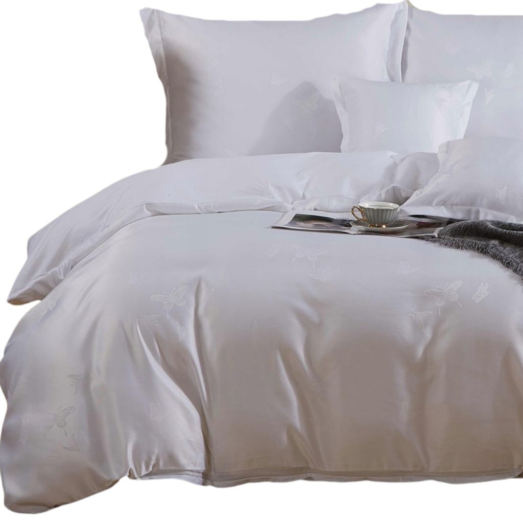 Bettwäsche 220X200, Baumwolle, Satin-Bettwäsche, Kissenbezüge 70X80, Kissenbezüge 40X40