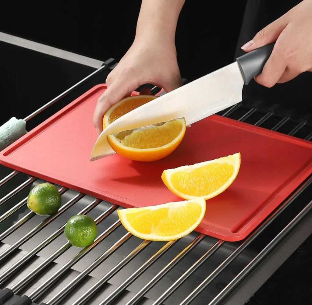 Scolapiatti Arrotolabile in Acciaio Inox AISI 304 | Salvaspazio Cucina